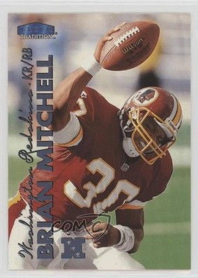 1999 Fleer Tradition Brian Mitchell #157 0q3