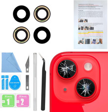 Back Rear Camera Lens Glass Replacement for Iphone 14 6.1 Inch and 14 plus 6.7 I
