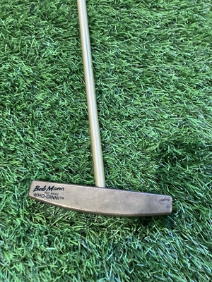 #ad #ad Bob Mann Who Dinni Blade Putter Steel Shaft RH LH Silver Black Club Used $99.99