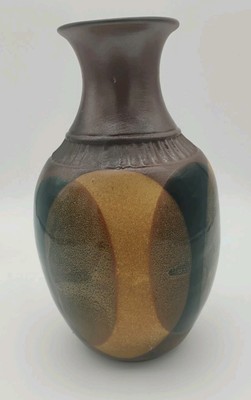 Pottery Craft Robert Maxwell Ceramic Art Pottery Moon Vase Height: 9 1/2'' 