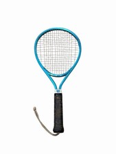 Vintage Wilson Aluminum Racquetball Racquet - Blue Frame - Leather Grip Strap