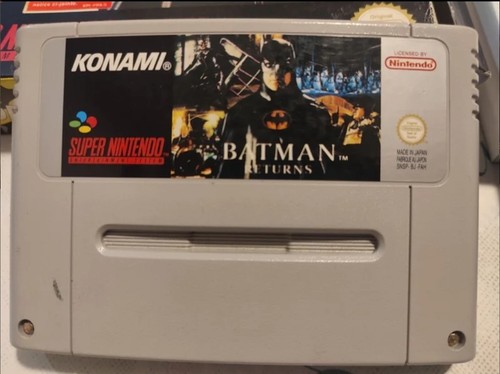Batman Returns CIB Original Snes Pal game box and manual complet - Imagen 4 de 9