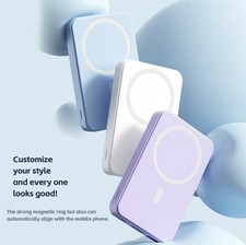 Power Bank Magnetic Portable Wireless FastCharger 10000mAh Type - C Cable LEDDis