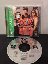 WCW Nitro PS1 PlayStation 1 Tested Working CIB Wrestling Game 