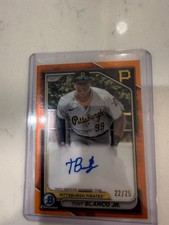 TONY BLANCO JR 2024 Bowman Chrome 1st True Orange  Auto /25 #CPA-TB 