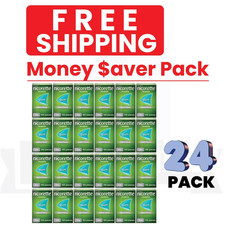 24 x Nicorette Gum ORIGINAL Flavour Full Strenght 4mg 105 Piece PACK OF 12