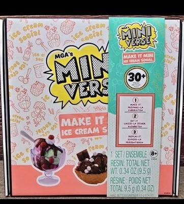Miniverse Make It Mini Food Ice Cream Social Exclusive Playset [Not Edible!]