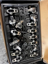 Prw Ls1 Stainless Steel Roller Rocker Arm Kit W/studs/ Guide Plate/Poly Locks