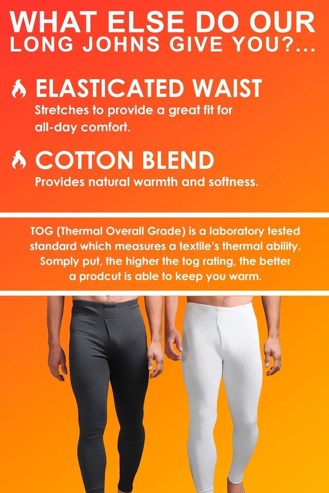 Держатели для тепла-мужской серый белый хлопок лыжи термобелье низ кальсоны - Изображение 2 из 4