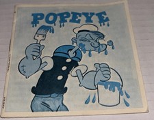 Booklet ONLY Popeye  Paint Andy  View-Master NO Reels AVB 516 Sailor Man King