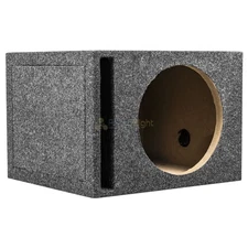 Single 12" Ported Subwoofer Box Enclosure 1" MDF Vented Sub Box RI Audio RI208