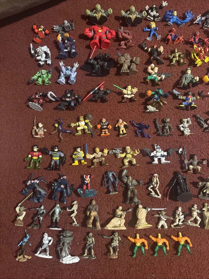 gran lote de 130+ Hasbro Imaginext Star Wars Galactic Heroes Superhéroes Foto 4 de 4