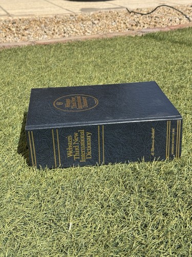 Webster's Third New International Dictionary Unabridged Hardcover 1993 M1727 - Foto 3 di 8