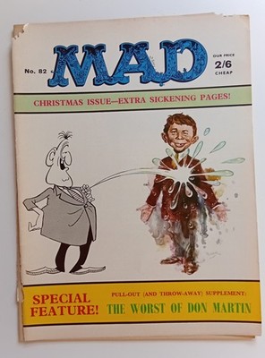 MAD Magazine #82 UK Edition (November 1968 CHRISTMAS ISSUE) **GOOD CONDITION** 