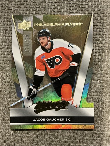 2024-25 UD MVP Hockey Jacob Gaucher Colors And Contours Gold /250 Flyers
