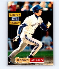 1994 Topps Stadium Club MLB Debut Shawn Green #66