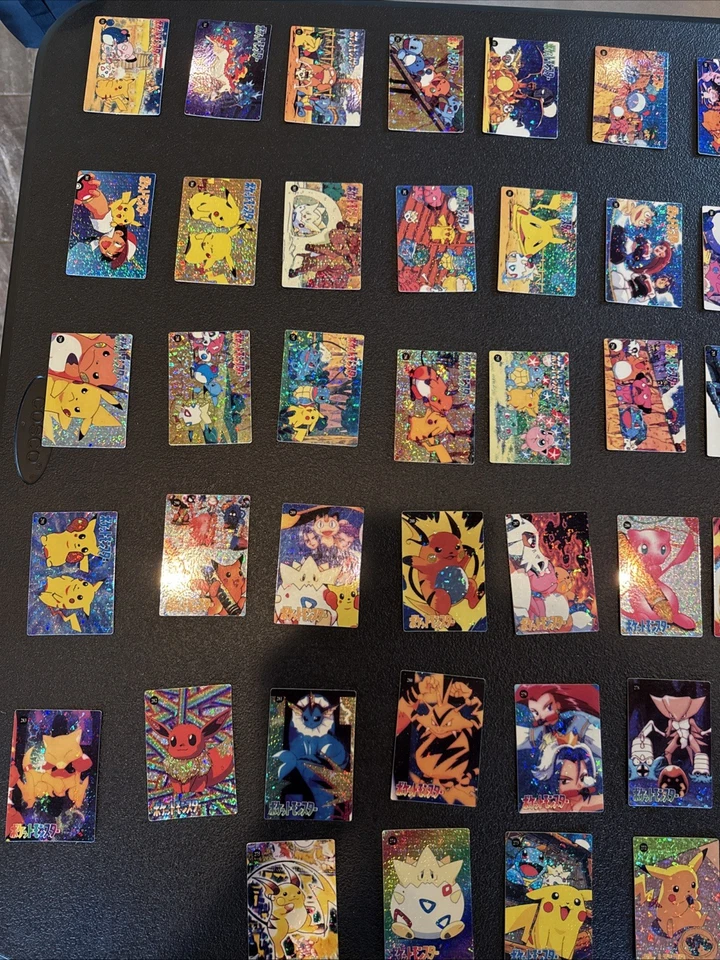 Pokemon Japanese Vintage Pocket Monsters Vending HOLO Shiny Prism 36 Card Set F - Image 2 of 4