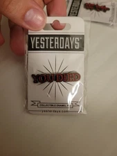 DARK SOULS ELDEN RING YOU DIED GLITTER EDITION ENAMEL LAPEL PIN YESTERDAYS CO