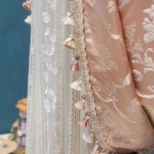Lace Bow Tassel Edging Ribbon Trim Fringe Tape for Curtain Drape DIY Modern Home