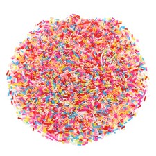 Fake Sprinkles, 9 Set Long-Style Granules, Multicolored