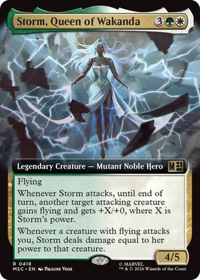 [1x] Storm, Queen of Wakanda - Extended Art Near Mint, English Marvel Super Hero
