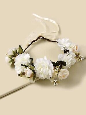 Girl Florals Crown Rose Flower Headband Hairband Wedding Hair*Garlands Headpiece