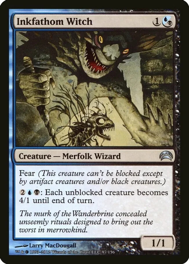 Inkfathom Witch Planechase 2012 Light Play MTG Magic DNA GAMES