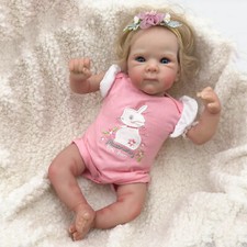 Muñecas bebé recién nacido realistas de 18 pulgadas cuerpo completo vinilo niña posable vida real bebé