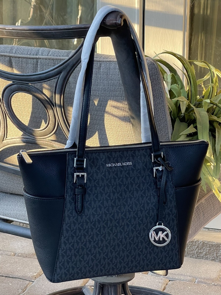 ⭐︎超美品⭐︎MICHAEL KORS ロゴトートバッグ ブラック MICHAEL KORS MKロゴトートバッグ