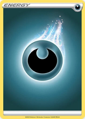 Sword & Shield Basic Darkness Energy Pokemon TCG 2020