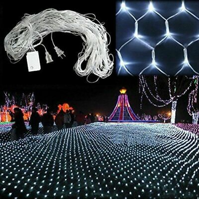 MultiColor 96-1000LED Xmas Curtain Icicle String Net Mesh Fairy Light Party Lamp