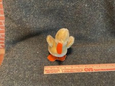 Vtg. Steiff Young Duckling 3250/17 from 1952 in fare condition yellow.