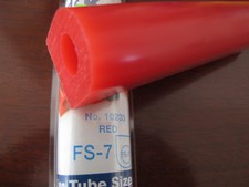 KERR Wax Ring Tube 10233 Flat CARVING Lost RED Wax JEWELRY CASTING FS-7