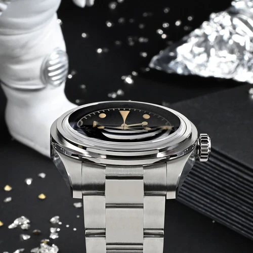 SAN MARTIN SN0106-G NH35 Automatik Edelstahl 37mm 20 ATM Herren Sportuhr - Bild 18 von 46