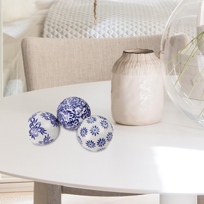 3 Sfere Decorative In Ceramica Per Vasi, Centrotavola O Vasche - Design Elegante E Moderno - Foto 14