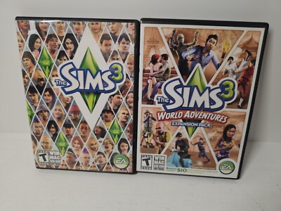 The Sims 3 + Expansion Pack MAC/PC CD, 2009 CIB with Manual Very Good ...