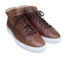 Taft Brown Leather High Top Casual Sneaker Tennis Shoes Mens SZ 11 — photo 3