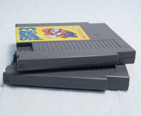 Vintage NES Cartridges Super Mario Brothers 3 & Raid on Bungeling Bay Untested 