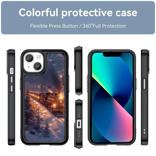 For Samsung S7 S8 S9 S10 S20 Plus Lite fancy steam train traveling Rigid Plastic - 第 18/25 張圖片