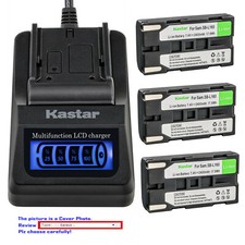 Kastar Battery LCD Quick Charger for Samsung SB-L160  Samsung VP-L630 Camcorder
