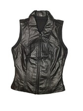vintage Wilsons leather vest- women's small