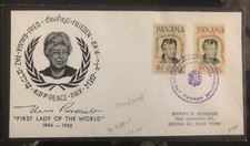 1965 Panama  Morning Cover First Lady Of The World To New York