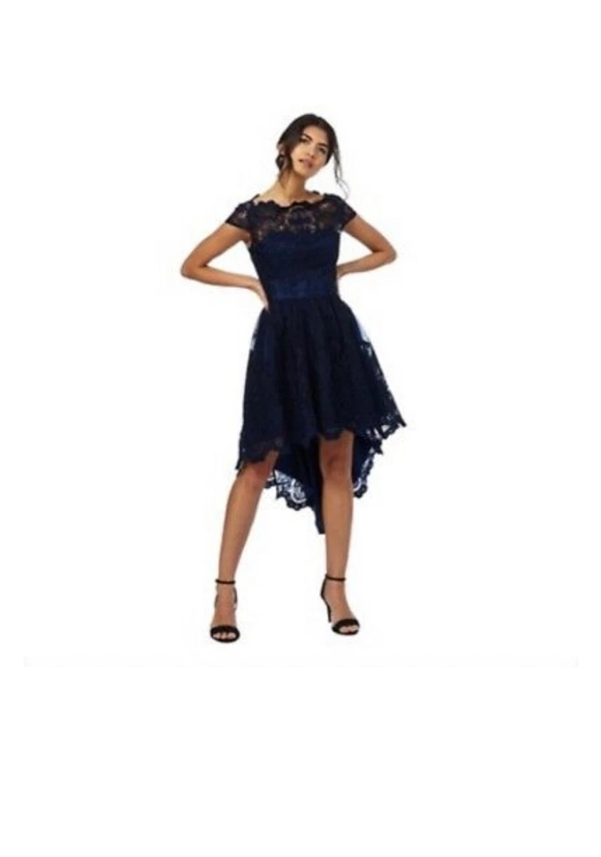 Chi chi navy lace cheap dress