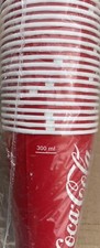 100x  300ml Coca Cola Cups Reusable