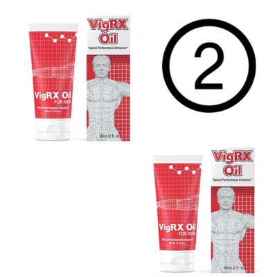 VigRX Oil Natural Fast Acting Topical 2 Tubes Same Day Shipping