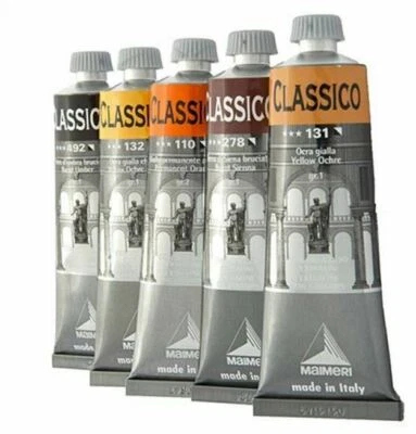 MAIMERI CLASSICO 20 ml. COLORI AD OLIO EXTRAFINI PER PITTURA AD OLIO 77 COLORI