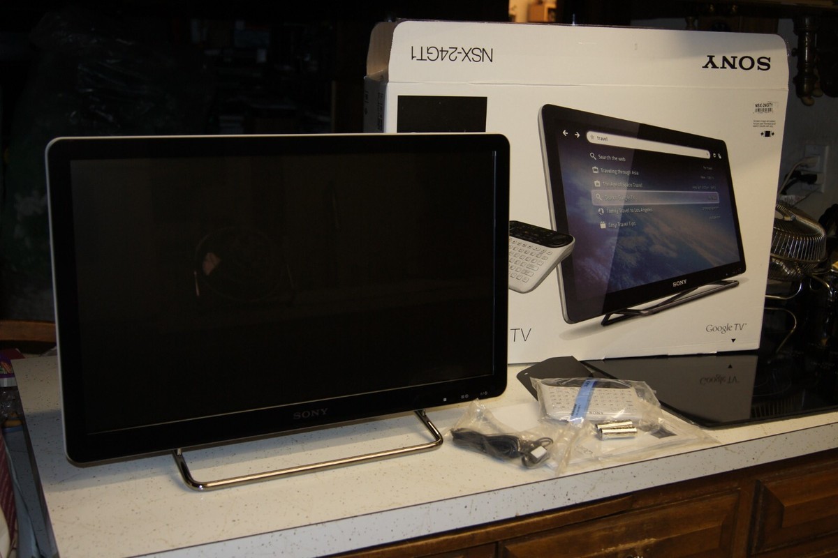 SONY GOOGLE TV NSX 24GT1 Original box OEM remote parts manual