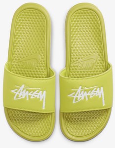 nike stussy flip flops