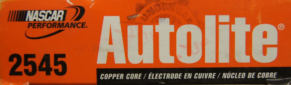 Bujías Autolite # 2545 núcleo de cobre paquete de 4 nuevas en stock Foto 4 de 4