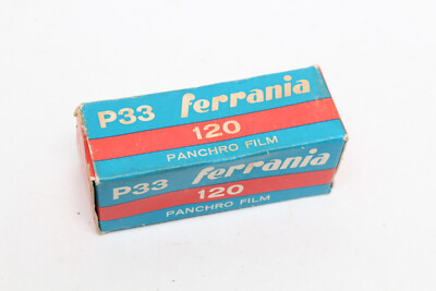 RARE SEALED FERRANIA P33 120 FILM PANCHRO 160 ASA ISO 645 67 69 SEPT 1967 EXP !